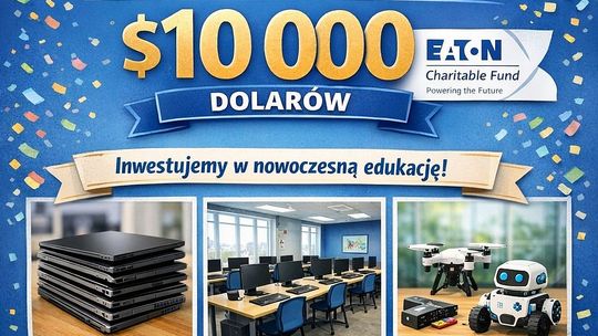 10 tys. dolarów od EATON-a dla II LO. Uczniowie i szkoła zyskają szanse na rozwój i nowe możliwości