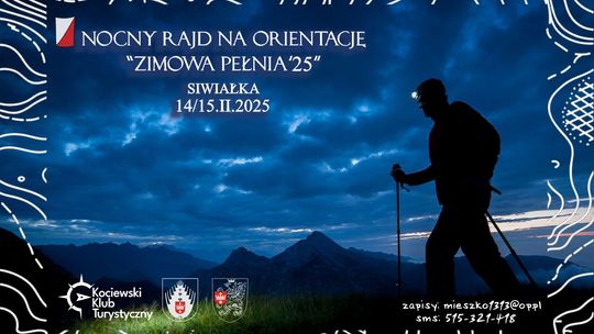 Nocny Rajd na Orientację ZIMOWA PEŁNIA'25