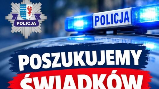 Sprawca uderzył, powodując obrażenia. Teraz ściga go policja