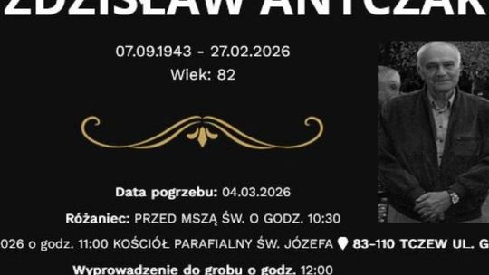 Wspomnienie o szlachetnym śp. Zdzisławie Antczaku - człowieku "Solidarności"