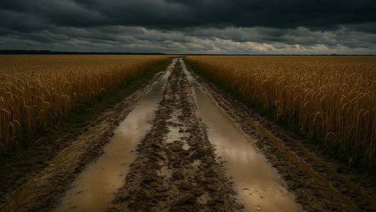 Żniwa opóźnione przez deszcze