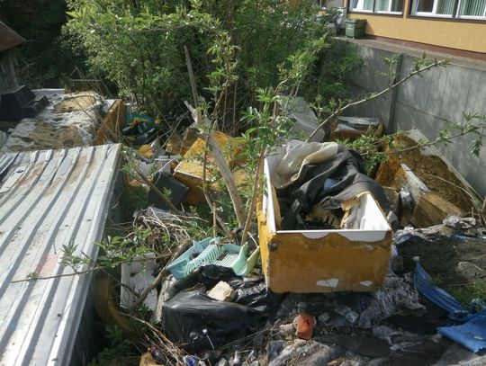 100 ton śmieci w centrum miasta! Lodówki, pralki, meble…
