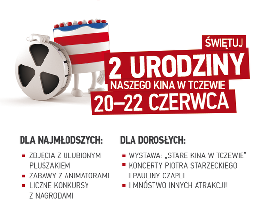 2 urodziny kina Helios Tczew
