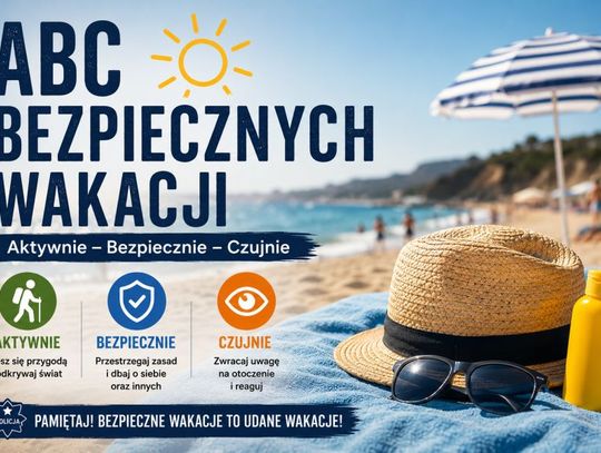 ABC Bezpiecznych Wakacji. Policjanci ruszają z letnią akcją informacyjną