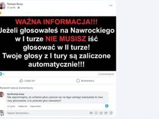 Apelujemy o rozsądek i uwagę, by nie paść ofiarą manipulacji