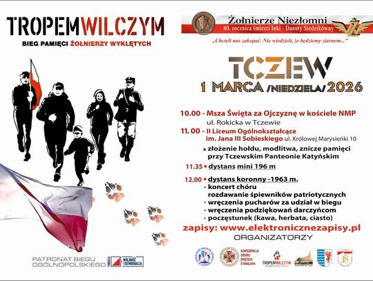 Biegacze kolejny raz upamiętnią „Wyklętych”. Tym razem bieg główny poświęcono „Ince”