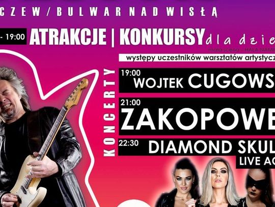 Festyn Samorządowo-Komunalny i Festiwl Food Trucków. Mamy dla Was konkurs. GWIAZDY: CUGOWSKI, ZAKOPOWER i DIAMOND SKULL LIVE ACT !!