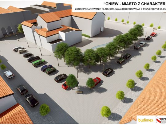 Fontanna w kształcie rzeki popłynie gniewskim rynkiem. Tak będzie po rewitalizacji!