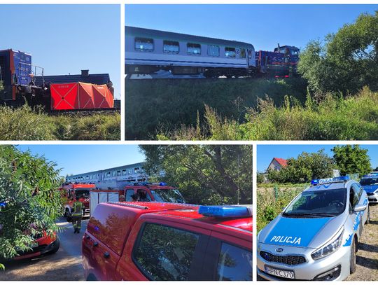[FOTO] Z OSTATNIEJ CHWILI: Tragiczny wypadek na przejeździe kolejowym w Kokoszkowach. Zginęły dwie osoby