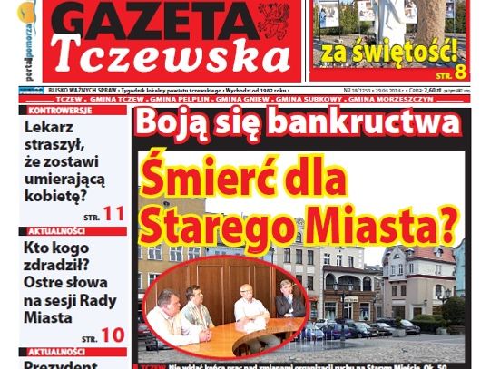 Gazeta Tczewska już dziś w kioskach!