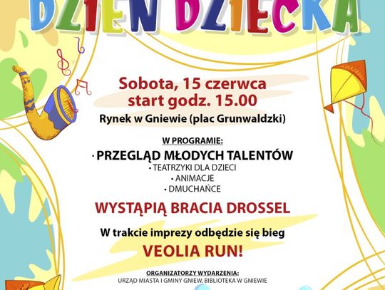 Gminny Dzien Dziecka w Gniewie