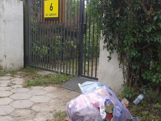 Góry śmieci rozkładały się w 30 st. upale