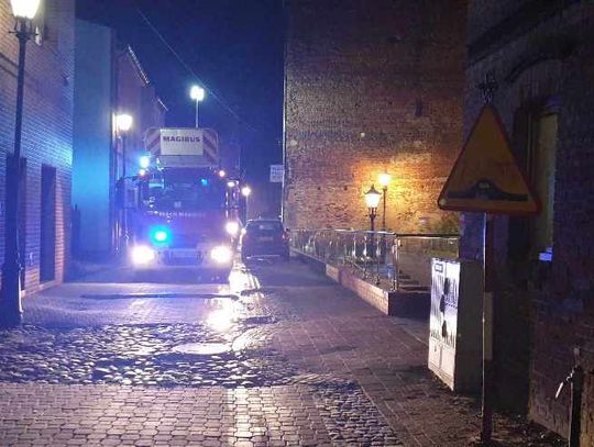 Groźny pożar na Starym Mieście w Tczewie. "Mogło skończyć się o wiele gorzej"