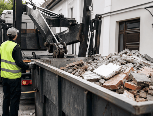 Gruz, stare płytki i resztki materiałów. Co zrobić z odpadami budowlanymi po zakończeniu prac?