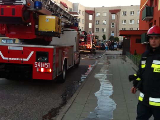 Interwencja strażacka na ul. Jagiełły 