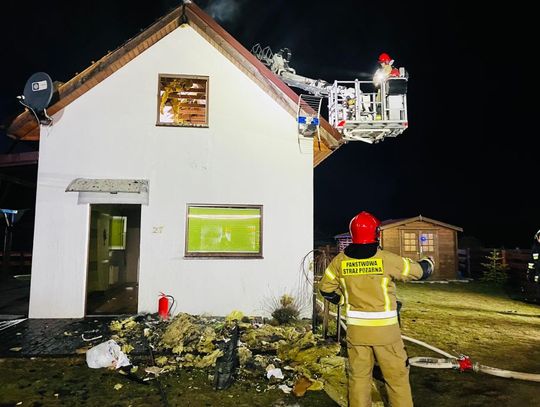 Iskra z komina spowodowała pożar - Borzechowo