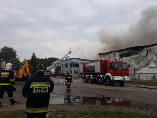 Jeden z największych pożarów w Polsce w ciągu ostatnich lat