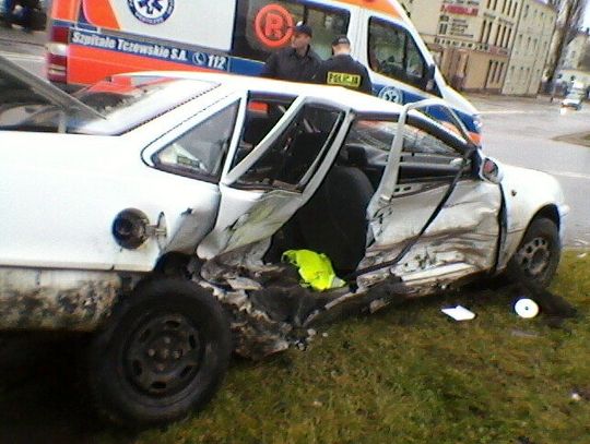 Jedna osoba w szpitalu po wypadku w Tczewie