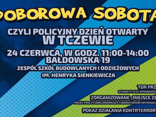 Jutro w sobotę Policyjny Dzień Otwarty w Zespole Szkół Budowlanych i Odzieżowych. Konkursy i prezentacje mundurowych