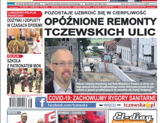 Już w sprzedaży!!! Najnowszy numer Gazety Tczewskiej jest dostępny w kioskach. Co w nim?