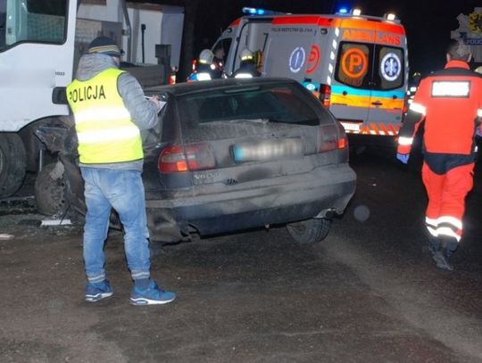 Kierowca, który wjechał w auto firmy energetycznej i potrącił mężczyznę był pijany!