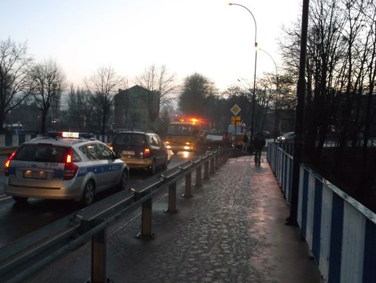 Kolizja na wiadukcie 800-lecia Tczewa