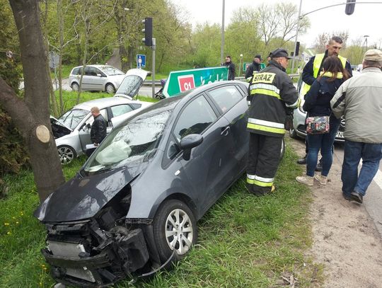 Kolizja w Gniewie na "jedynce".