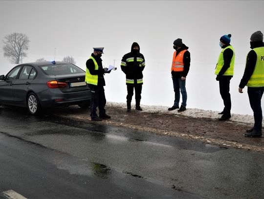 KOMISJA BADAŁA PRZYCZYNY TRAGICZNEGO WYPADKU DROGOWEGO W MIEJSCOWOŚCI SZPRUDOWO