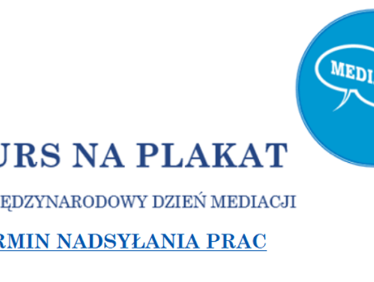 Konkurs dla młodzieży na plakat promujący Międzynarodowy Dzień Mediacji