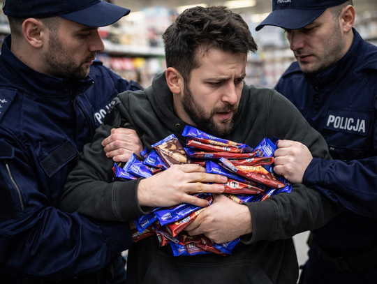 Kradł czekolady na potęgę. 24-latek zatrzymany przez policję Kradł czekolady na potęgę. 24-latek zatrzymany przez policję