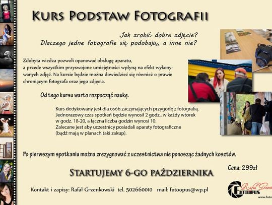 Kurs podstaw fotografii