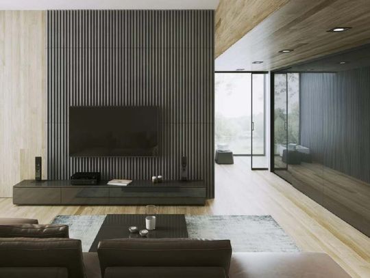 Lamele ścienne to aktualny hit dekoracyjny. Co mają wspólnego z betonem architektonicznym?