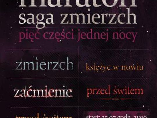 Maraton Saga Zmierzch
