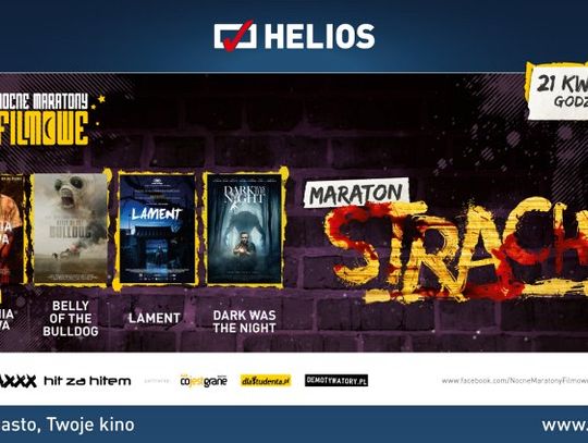 Maraton Strachu w kinie Helios juz w piątkową noc