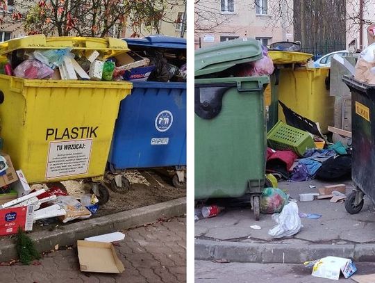 Mieszkańcy ul. Paderewskiego interweniują: śmietników dosyć, a odpady „fruwają” po całej okolicy