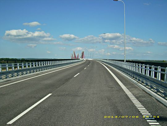 Most Kwidzyn - Opalenie. Prace wykończeniowe przed otwarciem