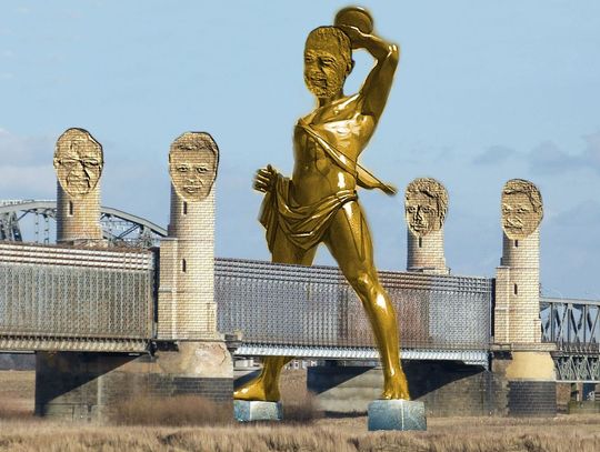 Na luzie: Na moście powstaną posągi!
