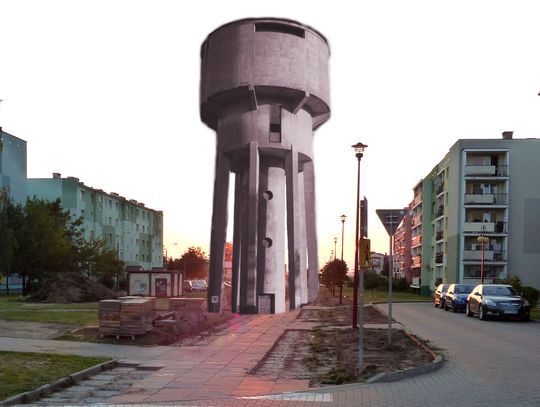 Na luzie: Wieża ciśnień w centrum Suchostrzyg!