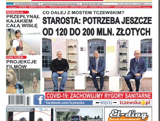 Najnowszy numer Gazety Tczewskiej już w sprzedaży!!! A w środku…