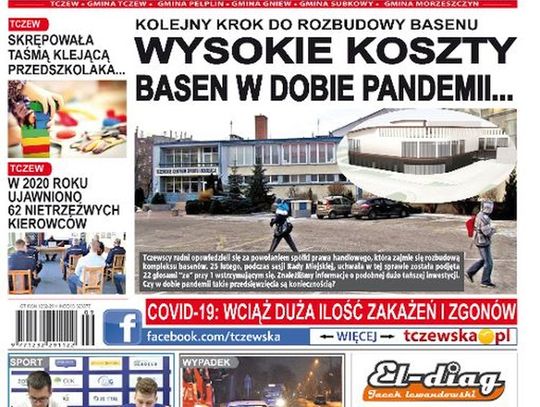 Najnowszy numer Gazety Tczewskiej już w sprzedaży. Świeże informacje z Tczewa i gmin naszego powiatu już w Twoim kiosku. O czym piszemy?