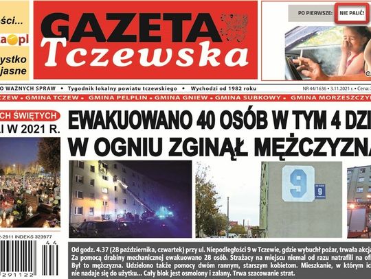 Najnowszy numer Gazety Tczewskiej już w sprzedaży. Świeże informacje z Tczewa i gmin naszego powiatu już w Twoim kiosku. Co w środku?