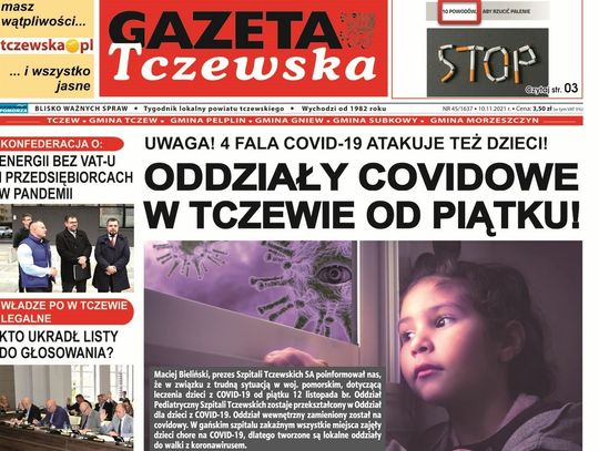 Najnowszy numer Gazety Tczewskiej już w sprzedaży. Świeże informacje z Tczewa i gmin naszego powiatu już w Twoim kiosku. Co w środku?