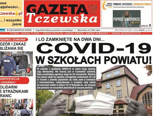 Najnowszy numer Gazety Tczewskiej już w sprzedaży. Świeże informacje z Tczewa i gmin naszego powiatu już w Twoim kiosku. Co w środku?