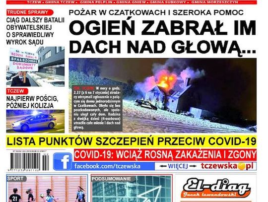 Najnowszy numer Gazety Tczewskiej już w sprzedaży. Świeże informacje z Tczewa i okolic naszego powiatu w Twoim kiosku. Co w środku?