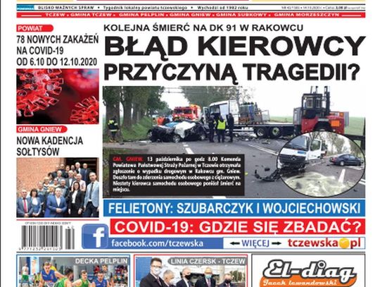 Najświeższe informacje z Tczewa i gmin naszego powiatu! Nowy  numer Gazety Tczewskiej już w sprzedaży!!! Co w środku?
