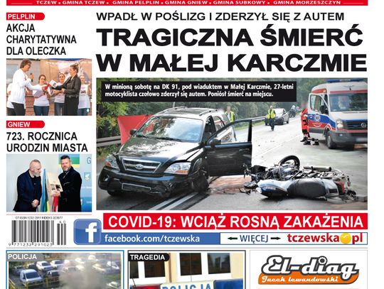 Najświeższe wiadomości z Tczewa i gmin powiatu dostępne w Gazecie Tczewskiej. Nowy numer tygodnika już dziś w Twoim sklepie! Co w środku?