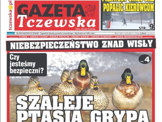 Niebezpieczeństwo znad Wisły. Powiat tczewski zagrożony ptasią grypą