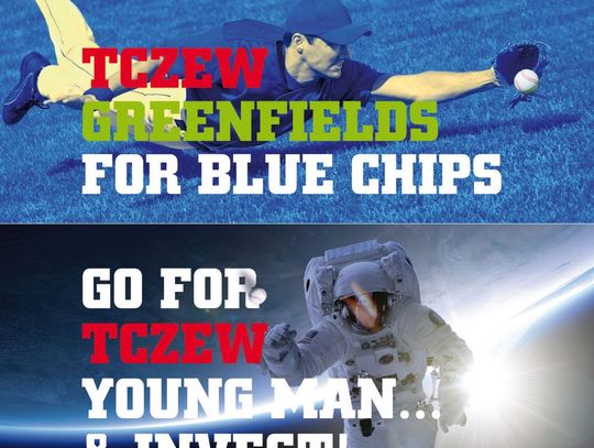 Nietypowa promocja Tczewa. Kosmonauta i baseballista reklamują jednostkę