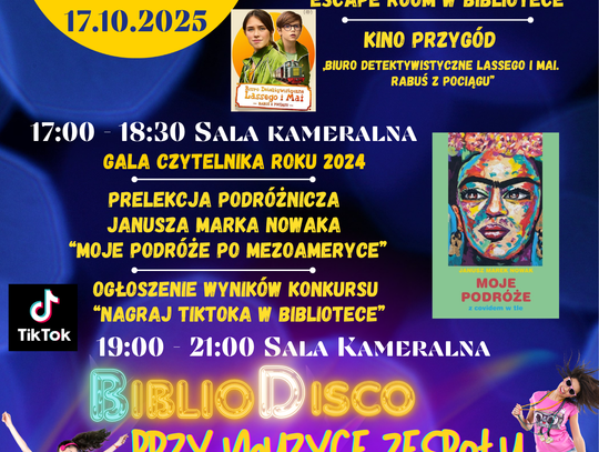 Noc Bibliotek 2025 w Gniewie. Będzie się działo!