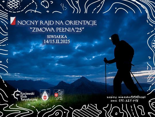 Nocny Rajd na Orientację ZIMOWA PEŁNIA'25